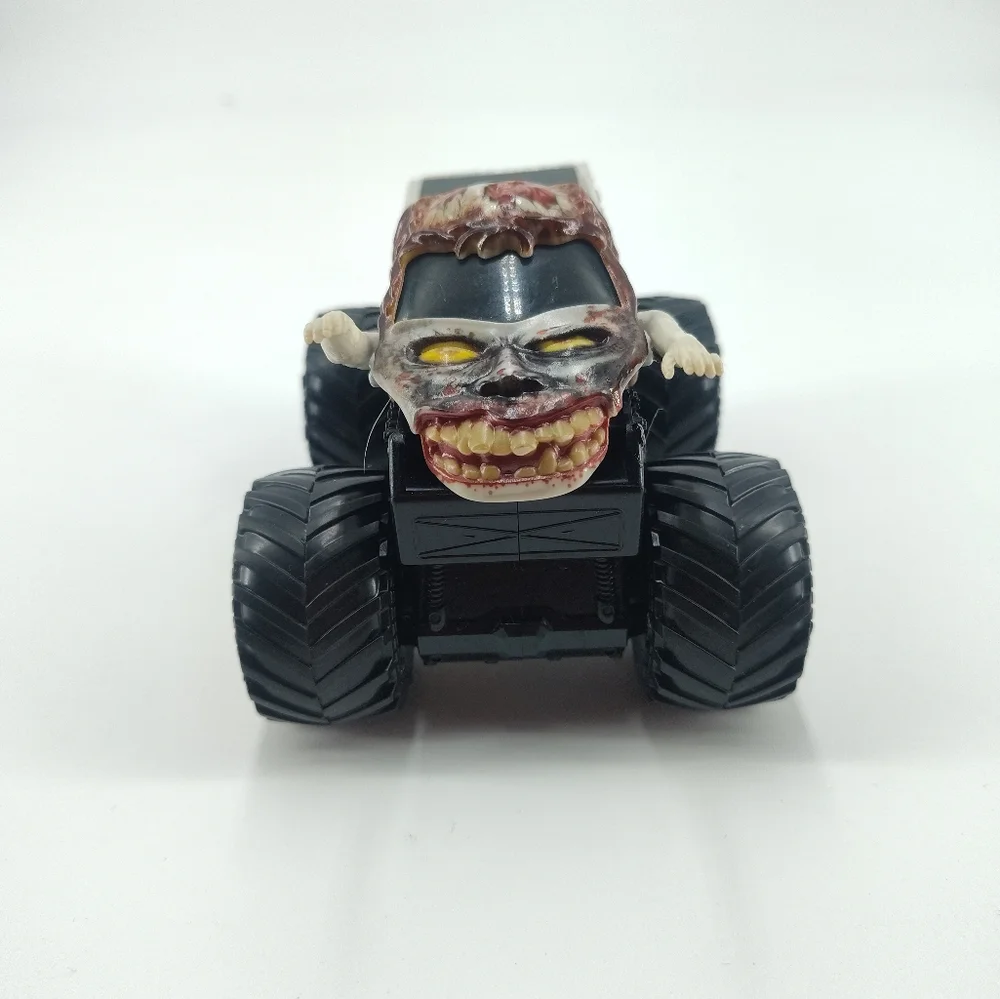 Monster Truck Toy with Zombie Design - Black and Red - Picture 3 of 7